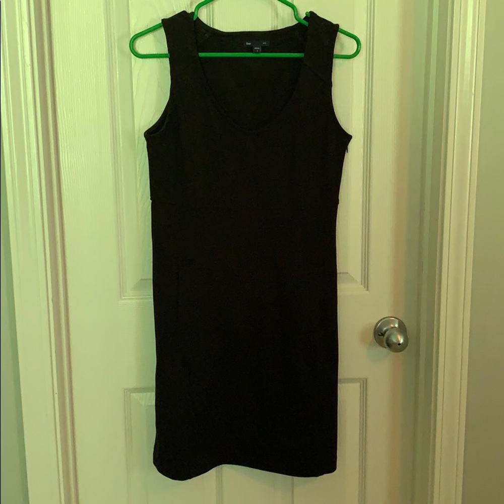 Black, stretchy short dress